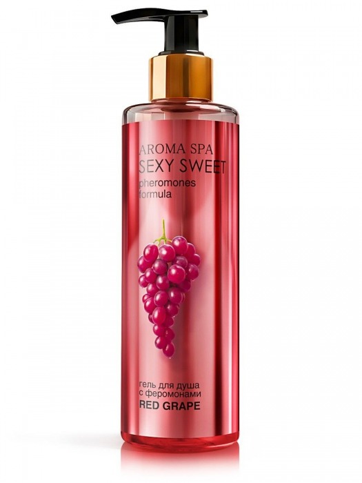 Гель для душа с феромонами и ароматом винограда Red Grape - 200 мл. -  - Магазин феромонов в Чебоксарах