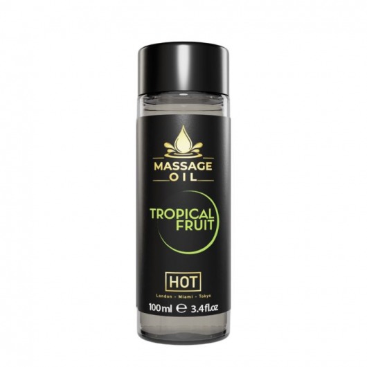 Массажное масло c ароматом тропических фруктов Massage Oil - 100 мл. - HOT - купить с доставкой в Чебоксарах