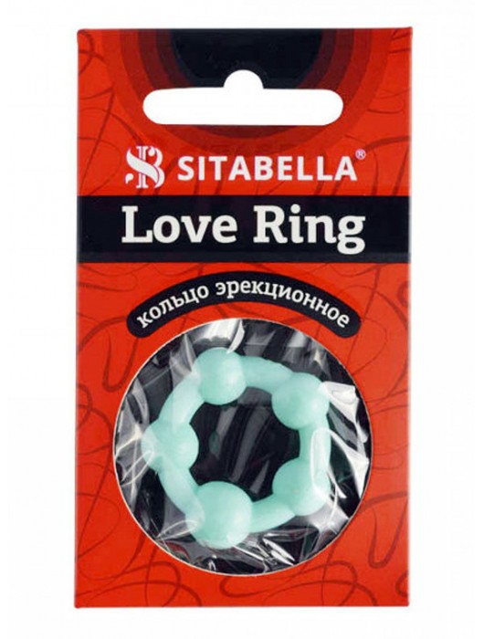Цветное эрекционное кольцо с 5 бусинами Love Ring - Sitabella - в Чебоксарах купить с доставкой