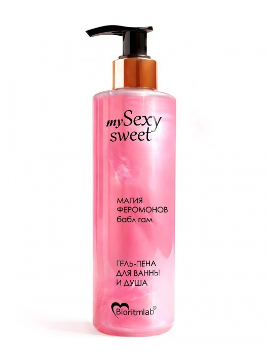 Гель-пена для ванны и душа Sexy Sweet с феромонами и ароматом бабл-гам - 200 мл. -  - Магазин феромонов в Чебоксарах