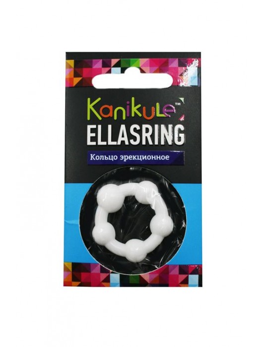 Цветное эрекционное кольцо с шариками Ellasring - Sitabella - в Чебоксарах купить с доставкой