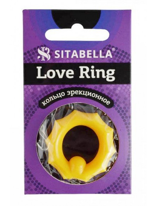 Цветное эрекционное кольцо Love Ring - Sitabella - в Чебоксарах купить с доставкой