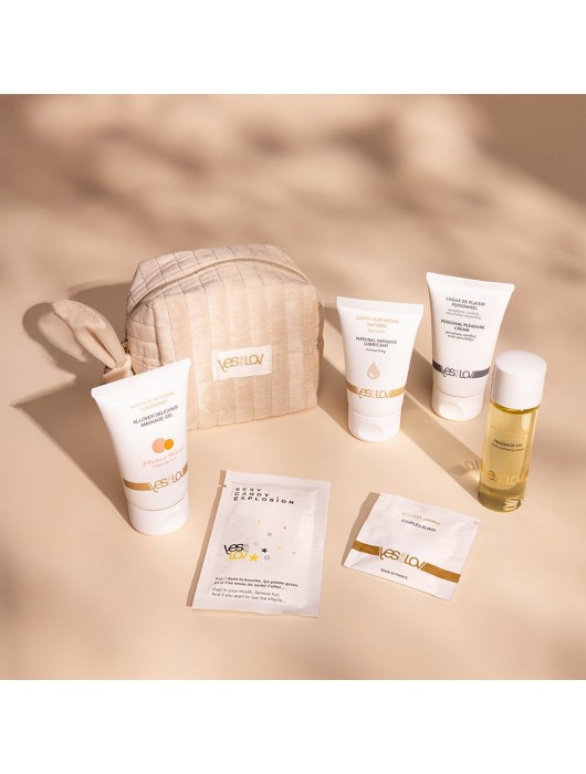 Набор YESforLOV La Trousse Enchantée в бежевой косметичке - YESforLOV - купить с доставкой в Чебоксарах