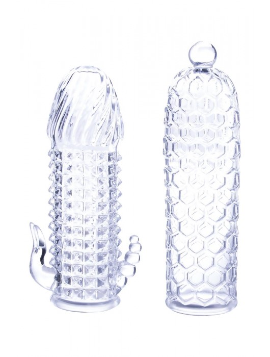 Набор из 2 прозрачных насадок на член Seductive Tickler Sleeves Set - NMC - в Чебоксарах купить с доставкой