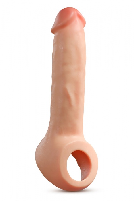 Телесная насадка-удлинитель Thrive 8.75 Inch Realistic Penis Extender Sleeve - 22,2 см. - Blush Novelties - в Чебоксарах купить с доставкой
