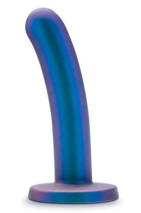 Синяя насадка с гладкой поверхностью Surrender 5.75 Inch Intermediate Pegging Dildo - 14,6 см. - Blush Novelties - купить с доставкой в Чебоксарах