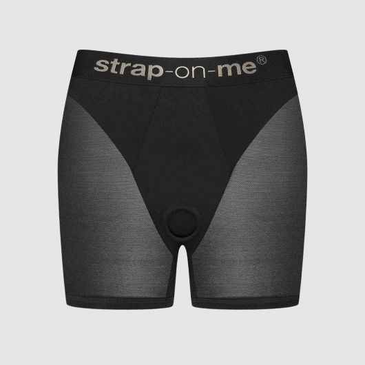 Трусики-шорты для фиксации насадок Strap-on-me Harness Lingerie Halo - size M - Strap-on-me - купить с доставкой в Чебоксарах