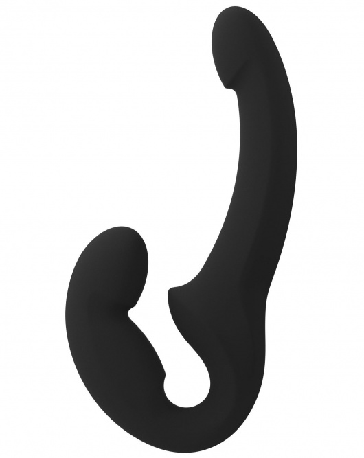 Черный безремневой страпон Share Lite - Fun Factory - купить с доставкой в Чебоксарах