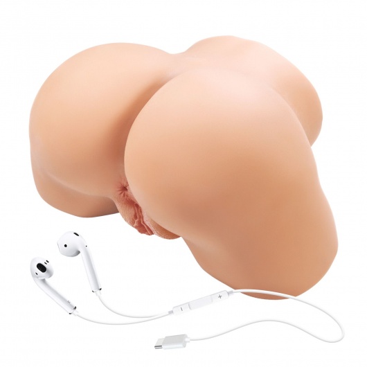Телесный мастурбатор Olivia с 2 любовными отверстиями - Baile - в Чебоксарах купить с доставкой