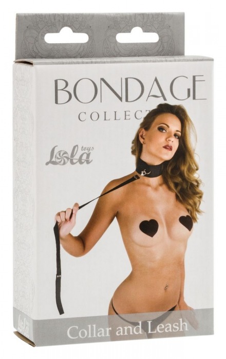 Ошейник Bondage Collection Collar and Leash Plus Size - Lola Games - купить с доставкой в Чебоксарах
