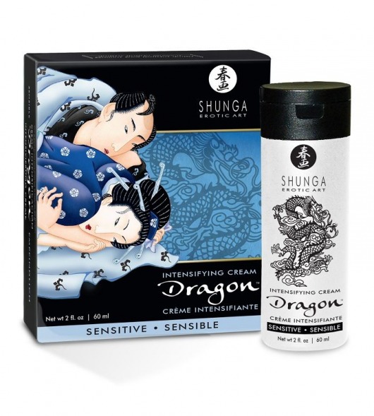 Интимный мужской крем SHUNGA DRAGON SENSITIVE - 60 мл. - Shunga - купить с доставкой в Чебоксарах