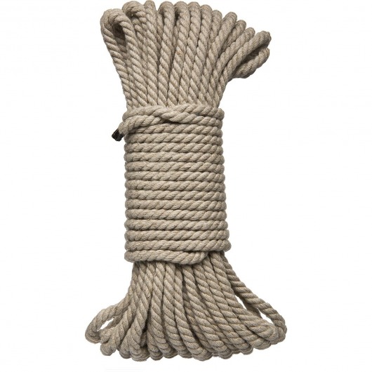 Бондажная пеньковая верёвка Kink Bind   Tie Hemp Bondage Rope 50 Ft - 15 м. - Doc Johnson - купить с доставкой в Чебоксарах