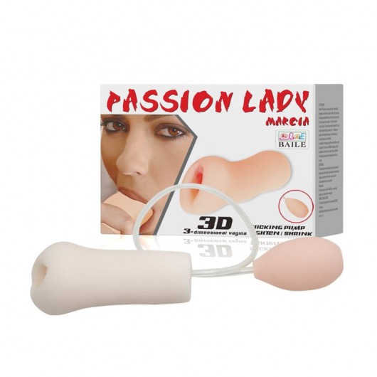 Мастурбатор Passion Lady Marcia с грушей для имитации посасывания - Baile - в Чебоксарах купить с доставкой