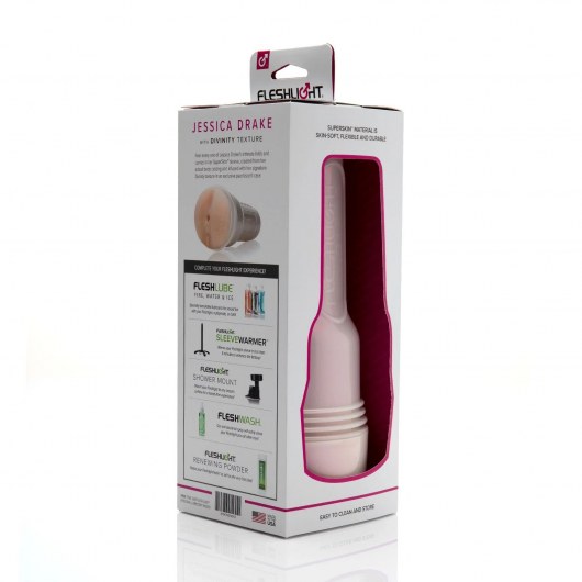 Мастурбатор-вагина Fleshlight Girls - Jessica Drake Heavenly - Fleshlight - в Чебоксарах купить с доставкой
