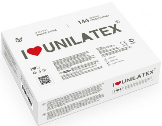 Ультратонкие презервативы Unilatex Ultra Thin - 144 шт. - Unilatex - купить с доставкой в Чебоксарах