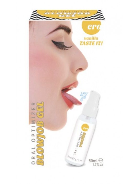 Увлажняющий гель для орального секса с ароматом ванили - 50 мл. - Ero - купить с доставкой в Чебоксарах