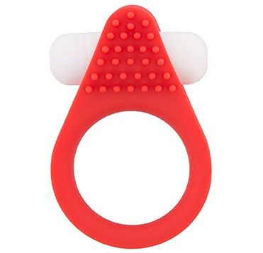 Красное эрекционное кольцо LIT-UP SILICONE STIMU RING 1 RED - Dream Toys - в Чебоксарах купить с доставкой