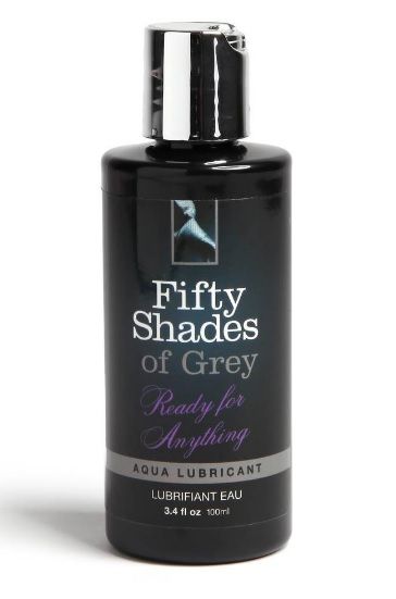 Лубрикант на водной основе Ready for Anything Aqua Lubricant - 100 мл. - Fifty Shades of Grey - купить с доставкой в Чебоксарах