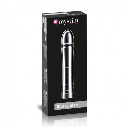 Фаллоимитатор для электростимуляции Glossy Glen Dildo - 14 см. - MyStim - купить с доставкой в Чебоксарах