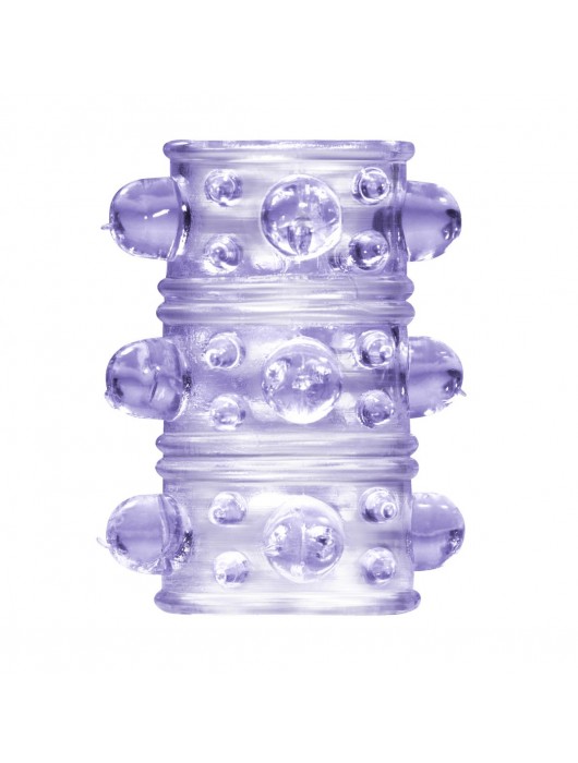 Фиолетовая насадка на пенис Rings Armour - Lola Games - в Чебоксарах купить с доставкой