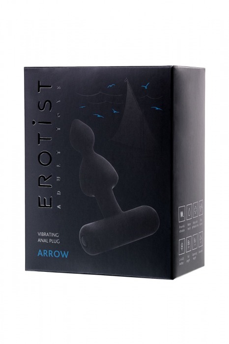 Небольшая анальная вибровтулка Erotist Arrow - 8,5 см. - Erotist Adult Toys