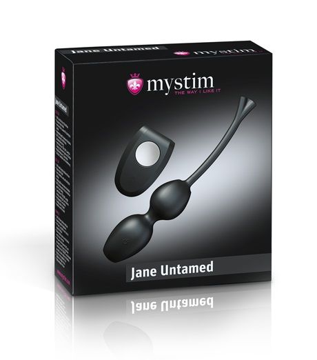 Вагинальные виброшарики с миостимуляцией и пультом ДУ Jane Untamed - MyStim