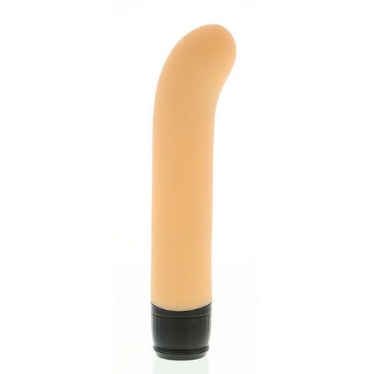 Телесный вибратор PURRFECT SILICONE CLASSIC G-SPOT - 17,5 см. - Dream Toys