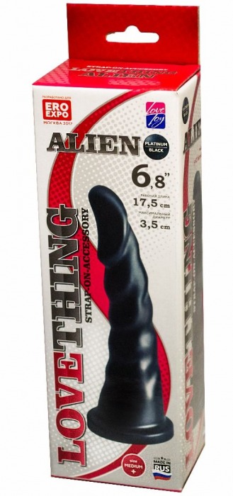 Насадка для трусиков харнесс Alien - 17,5 см. - LOVETOY (А-Полимер) - купить с доставкой в Чебоксарах