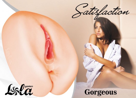 Мастурбатор с 2 тоннелями Satisfaction Gorgeous - Lola Games - в Чебоксарах купить с доставкой