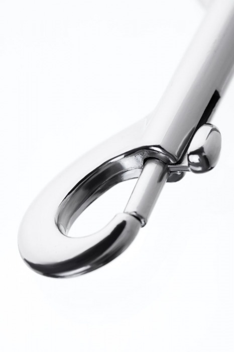 Серебристый двухсторонний карабин TOYFA Metal - ToyFa - купить с доставкой в Чебоксарах