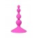 Розовая силиконовая анальная пробка Loverty - 8 см. - ToyFa в Чебоксарах Розовая силиконовая анальная пробка Loverty - 8 см. - ToyFa