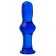 Голубая стеклянная анальная втулка - 12 см. - Sexus в Чебоксарах Голубая стеклянная анальная втулка - 12 см. - Sexus