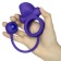 Фиолетовое эрекционное кольцо с утяжелителем Silicone Rechargeable Dual Rockin Rim Enhancer - California Exotic Novelties - в Чебоксарах купить с доставкой