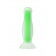 Зеленая, светящаяся в темноте анальная втулка Victor Glow - 10 см. - ToyFa