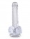 Прозрачный фаллоимитатор King Cock Clear 6  Cock with Balls - 17,8 см. - Pipedream