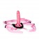 Женский страпон Shane s World Pink Harness with Stud - 19 см. - California Exotic Novelties - купить с доставкой в Чебоксарах