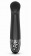 Черный вибратор с функцией электростимуляции Right on Ron - 17 см. - MyStim - купить с доставкой в Чебоксарах