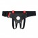 Красные кожаные трусики для страпона - БДСМ Арсенал - купить с доставкой в Чебоксарах