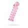 Гелевая розовая насадка на фаллос с шипами - 12 см. - Toyfa Basic - в Чебоксарах купить с доставкой Гелевая розовая насадка на фаллос с шипами - 12 см. - Toyfa Basic - в Чебоксарах купить с доставкой