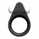 Чёрное эрекционное кольцо LIT-UP SILICONE STIMU RING 1 BLACK - Dream Toys - в Чебоксарах купить с доставкой Чёрное эрекционное кольцо LIT-UP SILICONE STIMU RING 1 BLACK - Dream Toys - в Чебоксарах купить с доставкой