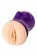 Двухсторонний мастурбатор JOS YARA в фиолетовой колбе - JOS - в Чебоксарах купить с доставкой Двухсторонний мастурбатор JOS YARA в фиолетовой колбе - JOS - в Чебоксарах купить с доставкой